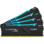 Модуль памяти для компьютера DDR4 64GB (4x16GB) 3600 MHz HyperX Fury Black HyperX (Kingston Fury) (HX436C18FB4AK4/64)