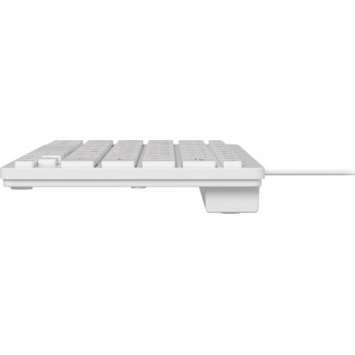 Клавіатура Maxxter KBM-C01W-UA USB UA White (KBM-C01W-UA)