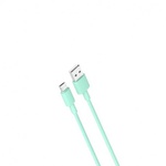 Дата кабель USB 2.0 AM to Micro 5P 1.0m 2.4A green XO (NB156-M-GR)