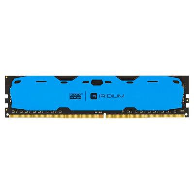 Модуль памяти для компьютера DDR4 16GB 2400 MHz Iridium Blue Goodram (IR-B2400D464L17/16G)