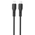 Дата кабель USB-C to Lightning 1.0m 27W Rock XO (NBQ231A_Black)