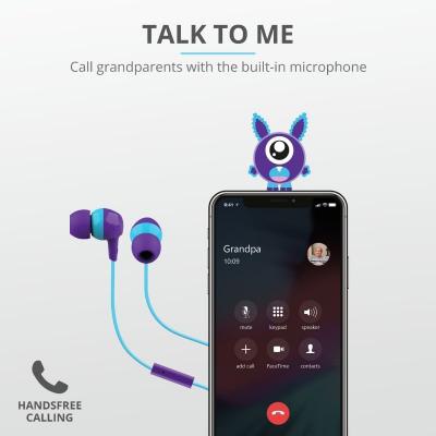 Наушники Trust Buddi Kids Mic Purple (23422)