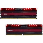 Модуль памяти для компьютера DDR4 8GB (2x4GB) 2400 MHz Delta Red LED Team (TDTRD48G2400HC15ADC01)