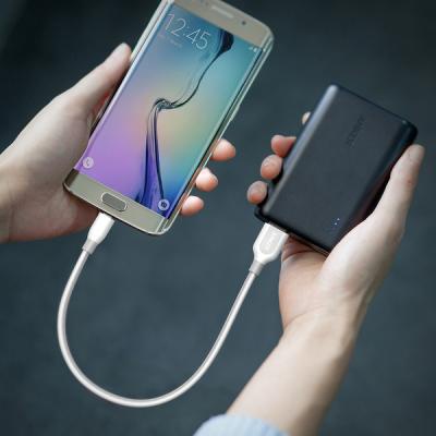 Дата кабель USB 2.0 AM to Micro 5P 0.3m White Anker (A8141021)