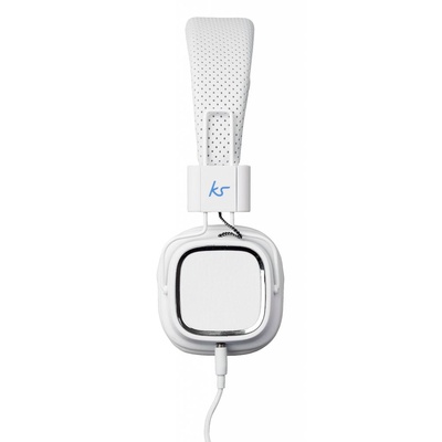 Наушники KitSound KS Clash On-Ear Headphones with In-line Mic (White) (KSCLAWH)