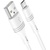 Дата кабель USB 2.0 AM to Micro 5P 1.0m 2.4A PVC BX43 white BOROFONE (6931474735591)