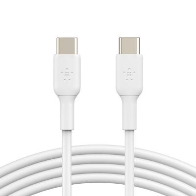 Дата кабель USB-С - USB-С, PVC, 1m, white Belkin (CAB003BT1MWH)