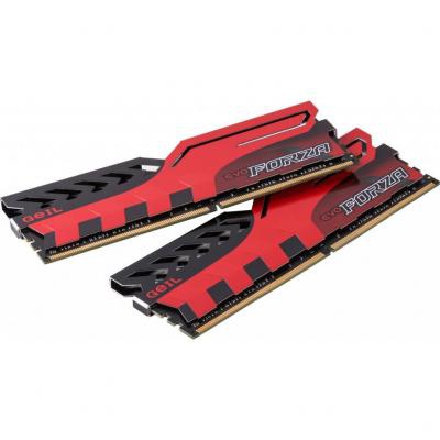 Модуль памяти для компьютера DDR4 16GB (2x8GB) 3000 MHz EVO Forza RED GEIL (GFR416GB3000C16ADC)