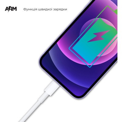 Дата кабель USB-C to USB-C 1.0m ABMM093 white Armorstandart (ARM63471)