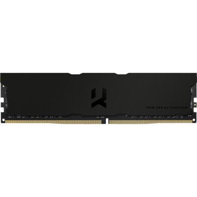 Модуль пам'яті для комп'ютера DDR4 16GB 3600 MHz Iridium Pro Deep Black Goodram (IRP-K3600D4V64L18/16G)