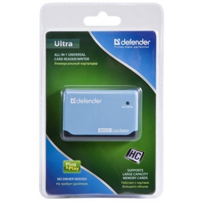 Считыватель флеш-карт Defender ULTRA (83500)