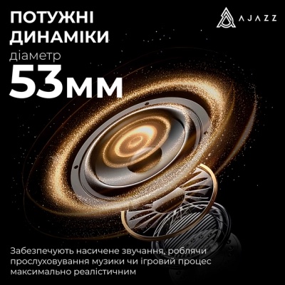 Навушники Ajazz AHM08 MAX 3-Mode Black (AHM08-MAX-BGY)