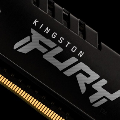 Модуль памяти для компьютера DDR4 128GB (2x32GB) 3600 MHz Beast Black Kingston Fury (ex.HyperX) (KF436C18BBK4/128)