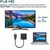 Перехідник HDMI to VGA black Promate (prolink-h2v.black)