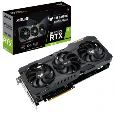 Видеокарта ASUS GeForce RTX3060Ti 8Gb TUF OC GAMING V2 LHR (TUF-RTX3060TI-O8G-V2-GAMING)