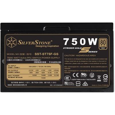 Блок питания Silver Stone 750W STRIDER Gold (SST-ST75F-GS)