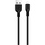 Дата кабель USB 2.0 AM to Lightning 1.0m 2.4A PVC TPE X20 black HOCO (6957531068808)