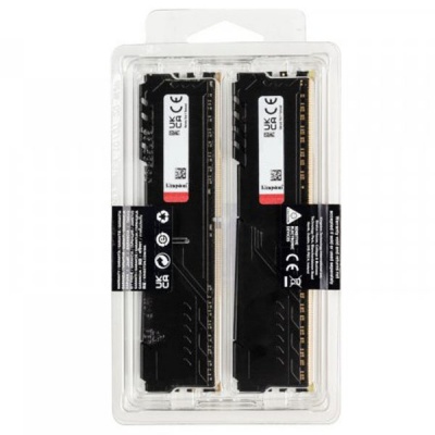 Модуль памяти для компьютера DDR4 32GB (2x16GB) 3000 MHz FURY Beast Black Kingston Fury (ex.HyperX) (KF430C16BBK2/32)