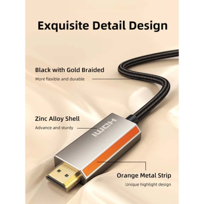 Кабель мультимедійний DisplayPort M to HDMI M 8K60Hz Cabletime (CA916405)