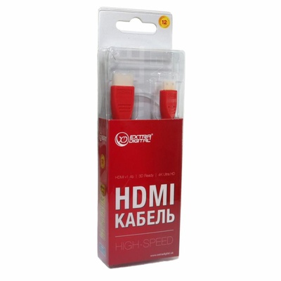 Кабель мультимедийный HDMI to HDMI 0.5m EXTRADIGITAL (KBH1602)