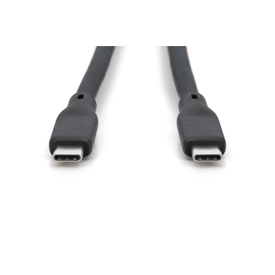 Дата кабель USB-C to USB-C 2.0m USB 3.2 Gen1 5G 100W 4K silicone black Digitus (AK-300342-020-S)