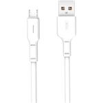 Дата кабель USB 2.0 AM to Micro 5P 1.0m 3A white XO (NB112-M-WH)