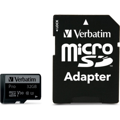 Карта пам'яті Verbatim 32GB microSDXC class 10 UHS-III PRO (47041)
