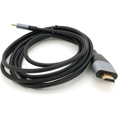 Кабель мультимедійний USB-C to HDMI M 1.8m 4K60Hz black Voltronic (YT-HDMI (M)-Type-C (M)-B)