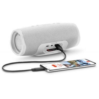 Акустическая система JBL Charge 4 Steel White (JBLCHARGE4WHT)