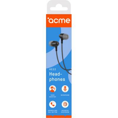 Наушники ACME HE22 Earphones With Mic (4770070881002)