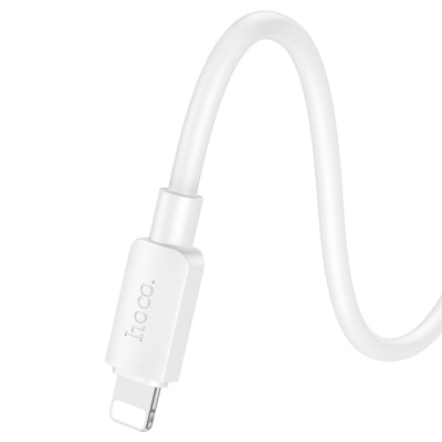 Дата кабель USB-C to Lightning 0.25m Hyper PD X96 white HOCO (6942007609371)