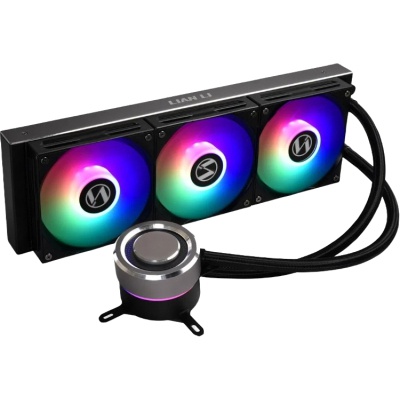 Система водяного охолодження Lian Li Galahad AIO 360 Black Liquid Cooler with RGB (G89.GA360B.01)