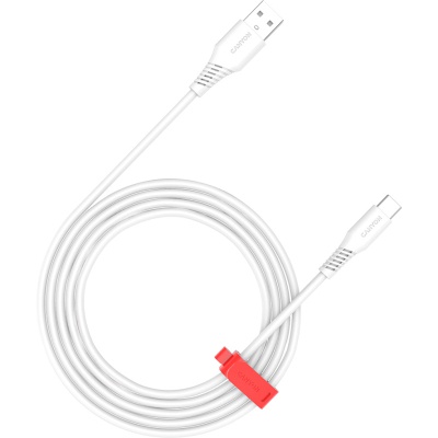 Дата кабель USB 2.0 AM to Type-C 1.2m AC18SC 18W White Canyon (CNS-AC18SC12W)