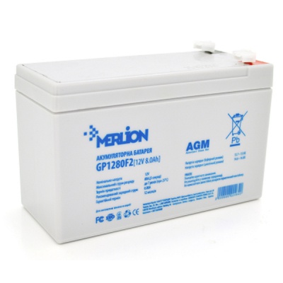 Батарея до ДБЖ Merlion 12V-8.0Ah (GP1280F2)