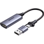 Перехідник USB/USB-C to HDMI 4K/60Hz UGREEN (40189)