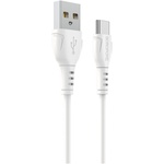 Дата кабель USB 2.0 AM to Micro 5P 1.0m 2.4A black BOROFONE (6931474743916)