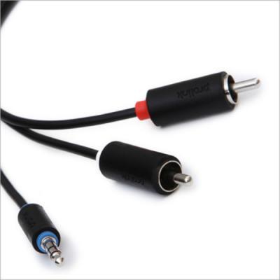 Кабель мультимедійний Jack 3.5mm папа/2RCA папа 1.5m Prolink (PB103-0150)