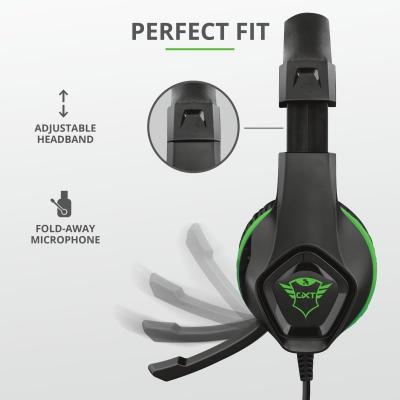 Наушники Trust GXT 404G Rana Gaming Headset for Xbox One 3.5mm GREEN (23346)