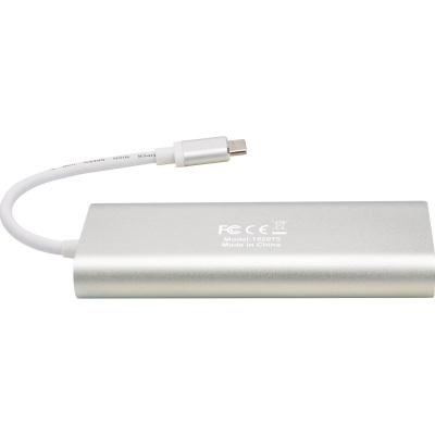 Концентратор Intracom USB3.1 Type-C to HDMI/USB 3.0x2/RJ45/SD/PD 60W Hub 7-in-1 Manhattan (152075)