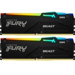 Модуль пам'яті для комп'ютера DDR5 16GB (2x8GB) 6000 MHz FURY Beast RGB Kingston Fury (ex.HyperX) (KF560C36BBEAK2-16)