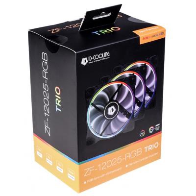 Кулер для корпуса ID-Cooling ZF-12025-RGB Trio (3pcs Pack) (ZF-12025-RGB Trio)