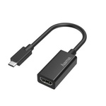 Перехідник USB-C to HDMI Ultra HD 4K Black Hama (00200315)