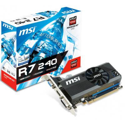 Видеокарта Radeon R7 240 2048Mb MSI (R7 240 2GD3 LPV1)