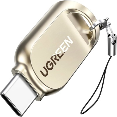 Зчитувач флеш-карт UGREEN USB-C to TF 3.0 CM331 Light Golden (80124)