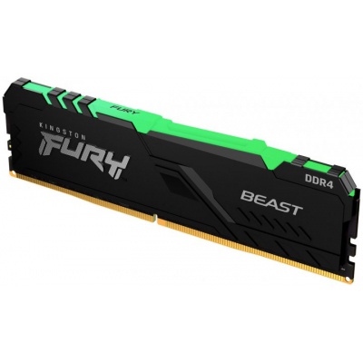 Модуль памяти для компьютера DDR4 16GB 3000 MHz FURY Beast RGB Kingston Fury (ex.HyperX) (KF430C16BBA/16)