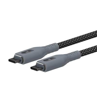 Дата кабель USB-C to USB-C 1.0m Magnetic 60W Black Armorstandart (ARM75513)