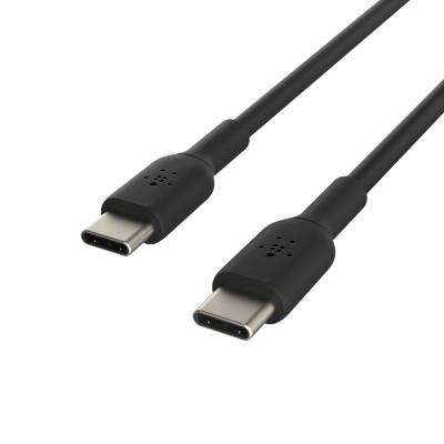 Дата кабель USB-С - USB-С, PVC, 2m, black Belkin (CAB003BT2MBK)