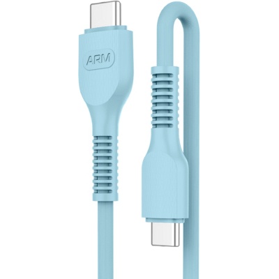 Дата кабель USB-C to USB-C 1.0m AR88 3A blue Armorstandart (ARM65292)