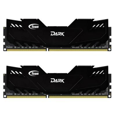 Модуль памяти для компьютера DDR4 16GB (2x8GB) 2800 MHz Dark Black Team (TDKED416G2800HC16ADC01)