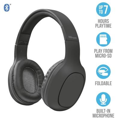 Наушники Trust Dona Wireless Over-Ear Mic Grey (22888)